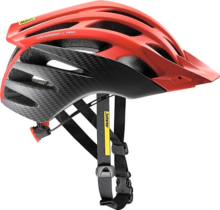   Mavics neuester Cross-Country-Helm, der Crossmax SL Pro, soll mit guter Ergonomie überzeugen können. Den 245 Gramm leichten Helm gibt's in drei Größen.