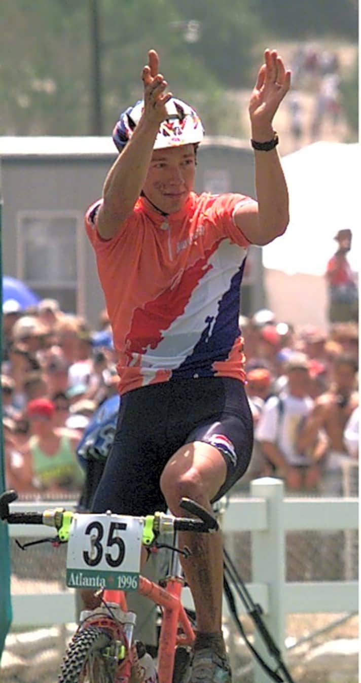   Bart Brentjens wird 1996 Olympiasieger auf American Eagle.