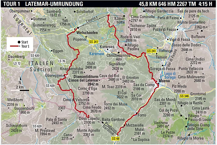 Mini-Guide Eggental: Touren um Latemar und Rosengarten | BIKE