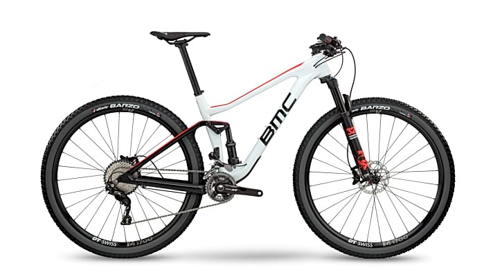   Das BMC Agonist 02 One für 4500 Euro kommt mit Shimano XT/SLX-Schaltungsmix, Fox Performance-Fahrwerk und DT Swiss-Laufrädern.