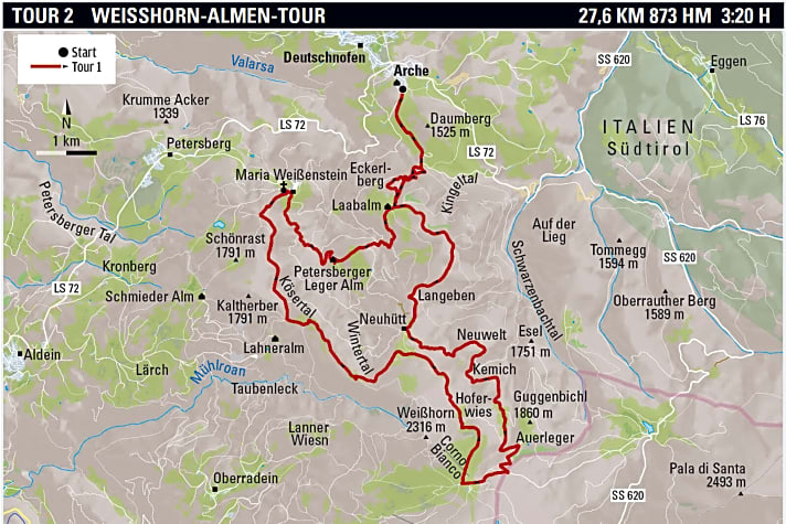 Mini-Guide Eggental: Touren um Latemar und Rosengarten | BIKE