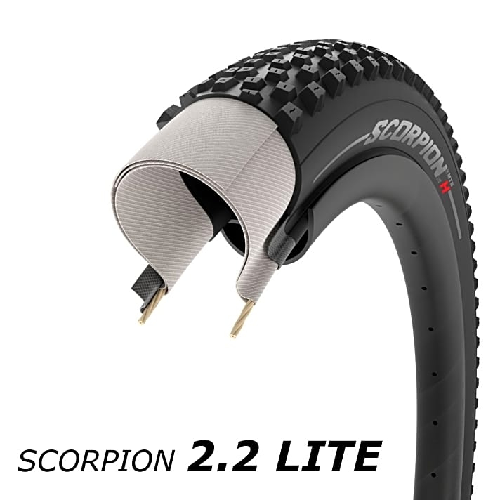   In der Größe 29 x 2,2'' soll die Lite-Version des Pirelli Scorpion M 695 Gramm wiegen