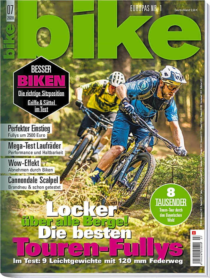   Du bist heiß auf Mountainbiken? Raus und los!   Bestelle die aktuelle <a href="https://www.delius-klasing.de/bike" target="_blank" rel="noopener noreferrer">BIKE versandkostenfrei nach Hause</a> , oder lese die Digital-Ausgabe für 4,49 € in der BIKE App auf dem <a href="https://apps.apple.com/de/app/bike-das-mountainbike-magazin/id447024106" target="_blank" rel="noopener noreferrer nofollow">iOS-Gerät</a>  oder <a href="https://play.google.com/store/apps/details?id=com.pressmatrix.bikeapp" target="_blank" rel="noopener noreferrer nofollow">Android-Tablet</a> .