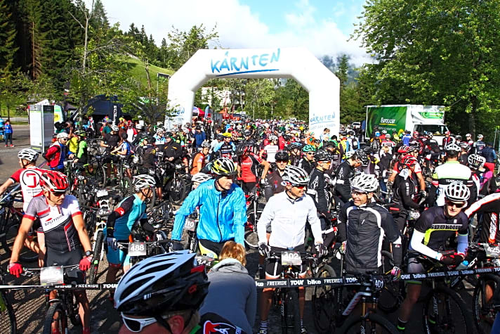   2014 fand die BIKE Four Peaks in Kärnten statt. Von Bad Kleinkirchheim ging es für 800 Teilnehmer in vier Etappen über Hermagor und das Nassfeld (Tröpolach) bis zum Weissensee.