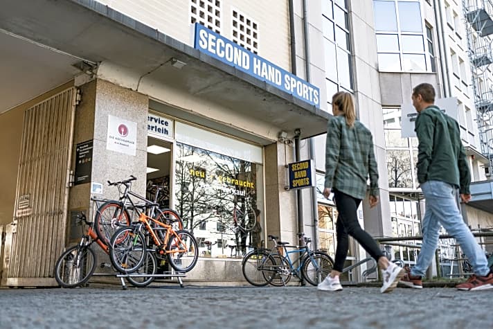   Auf Gebraucht-Bikes spezialisierte Shops wie Second Hand Sports in München gibt es nur wenige.