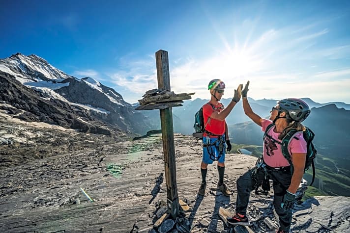   Kletterpartien: Erst Trail, dann Felswand – in Grindelwald verschmelzen Bike- und Klettersteig-Touren zu alpinen Super-Abenteuern
