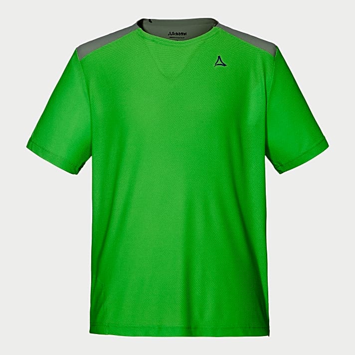   Das Repetition-Shirt besteht aus recyceltem Polyester und nachwachsendem Lyocell-Material.