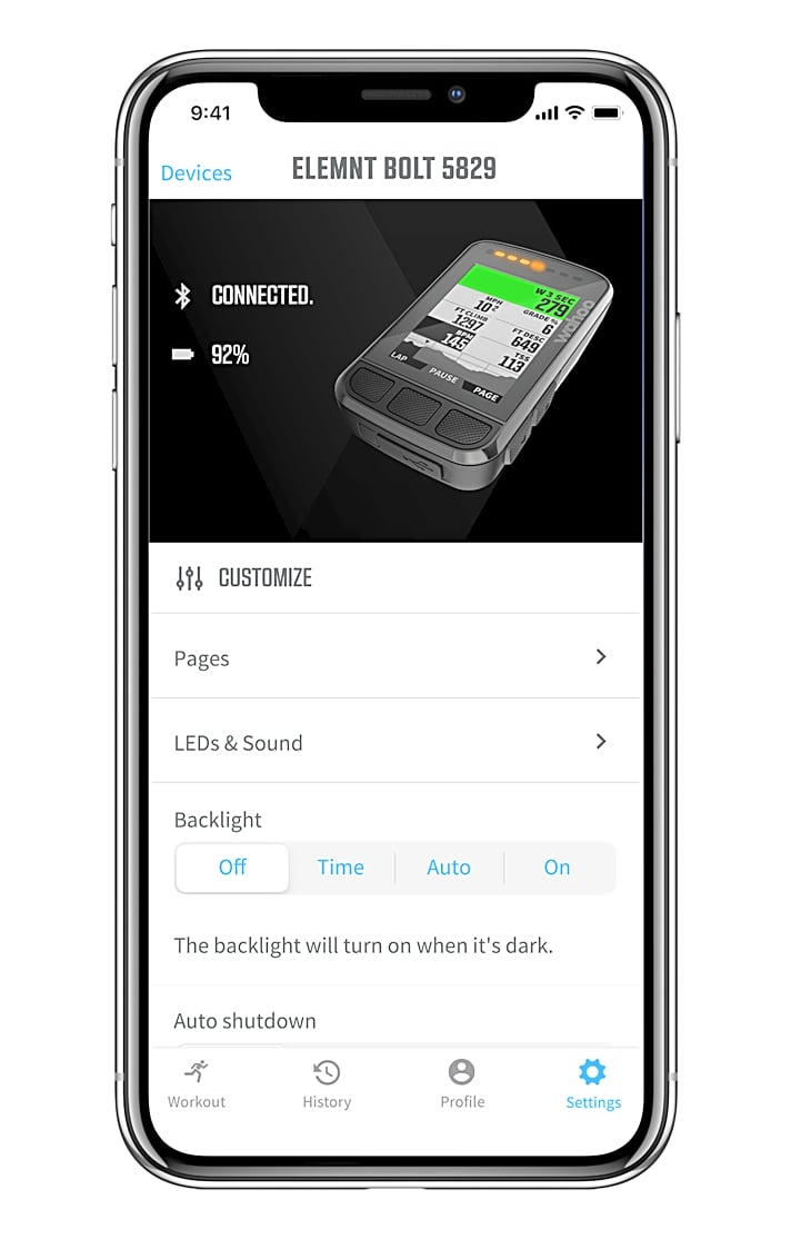   Einstellungen ändern, Routen erstellen, Karten aktualisieren oder mit neuen Sensoren koppeln: Ohne die übersichtliche Wahoo Elemnt Companion App geht auch beim neuen Bolt nichts. Doch sie macht auch vieles einfacher.
