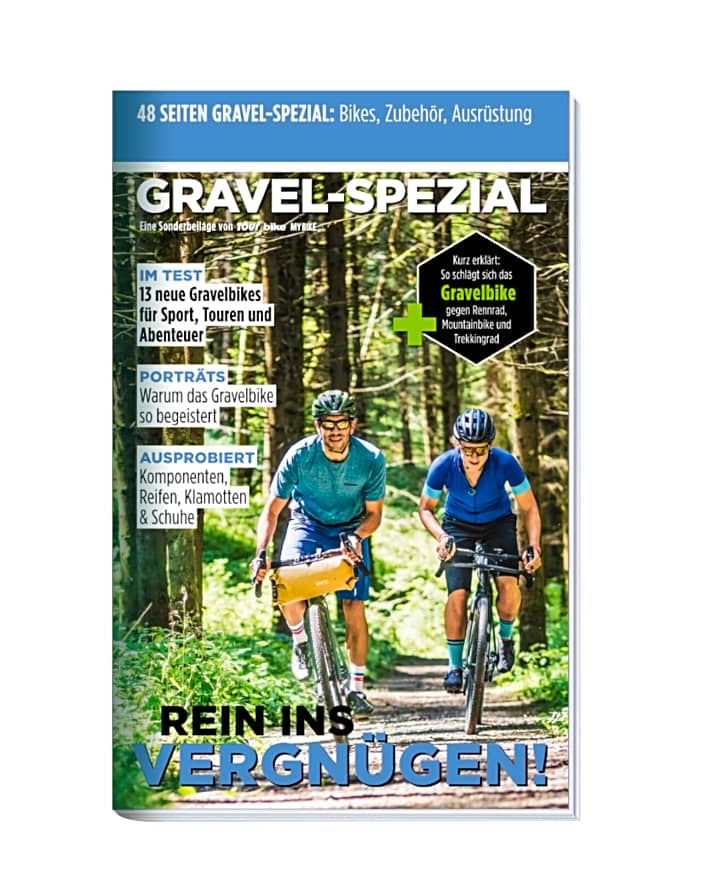   48 Seiten Gravel-Spezial mit Bikes, Zubehör und Ausrüstung gibt's als Extraheft in <a href="https://www.bike-magazin.de/heft/vorschau-bike-9-2021" target="_blank" rel="noopener noreferrer nofollow">BIKE 9/2021</a>  – ab 3. August 2021 im Handel.