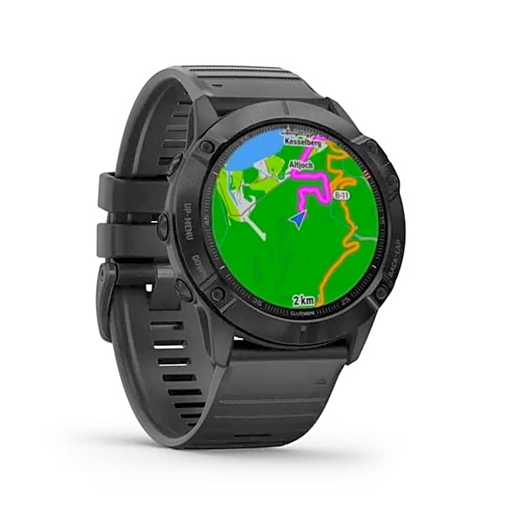   Robustes Auftreten, unzählige Funktionen und für diverse Sportarten zu haben: Die aktuelle GPS-Uhr von Garmin ist ein kompaktes Superhirn fürs Handgelenk, die alles mitmacht – am liebsten draußen. Im Alltag punktet sie mit zahlreichen Smartwatch-Funktionen. <a href="https://luna.r.lafamo.com/ts/i5034112/tsc?amc=con.blbn.497955.507800.14447882&smc=BIKE&rmd=3&trg=https%3A%2F%2Fwww.fitstore24.com%2Fde%2Fgarmin-fenix-6x-pro-schwarz" target="_blank" rel="noopener noreferrer nofollow">Bei Fitstore24 gibt's die Garmin fenix 6X Pro für 545 statt 700 Euro</a> *.