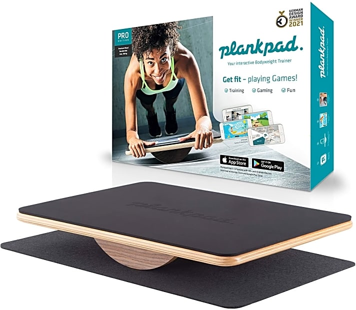   Der Unterarmstütz (Plank) ist eine der effektivsten Trainingsübungen überhaupt. Das Plankpad, ein smartes Balance-Board für Core- und Ganzkörper-Trainer, kombiniert intensive Workouts mit Spielen. Neben gestählten Bauchmuskeln und mehr Stabilität verbessern die Übungen die eigene Haltung und können Rückenschmerzen vorbeugen. Preis: 99 Euro >> <a href="https://amzn.to/3IfJJkW" target="_blank" rel="noopener noreferrer nofollow">bei Amazon erhältlich</a> *.