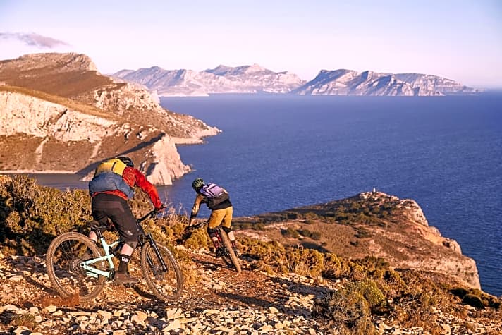   Insel Leros: Nach den Castle Steps erlebten wir noch die wahren Trails in beeindruckender Küstenlandschaft.