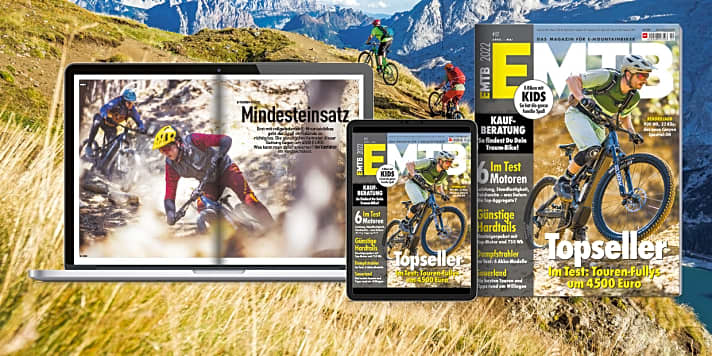   Viele weitere spannende Neuheiten gibt's übrigens in der aktuellen Print-Ausgabe, EMTB Magazin 02/2022. Ab 19. April <a href="https://www.delius-klasing.de/emtb-lesen-wie-ich-will" target="_blank" rel="noopener noreferrer nofollow">Digital, im Onlineshop</a>  und im Fachhandel. <a href="www.bike-magazin.de/w/6971a" target="_blank" rel="noopener noreferrer">Hier geht's zu allen Themen im Heft.</a>