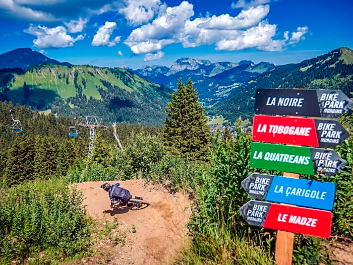 La-Carigole-Trail in Morgins/Schweiz