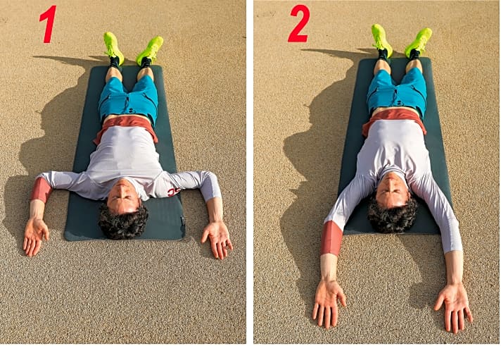 Mehr Beweglichkeit – Übungen für Schultern und Brustwirbelsäule: Floor Slide