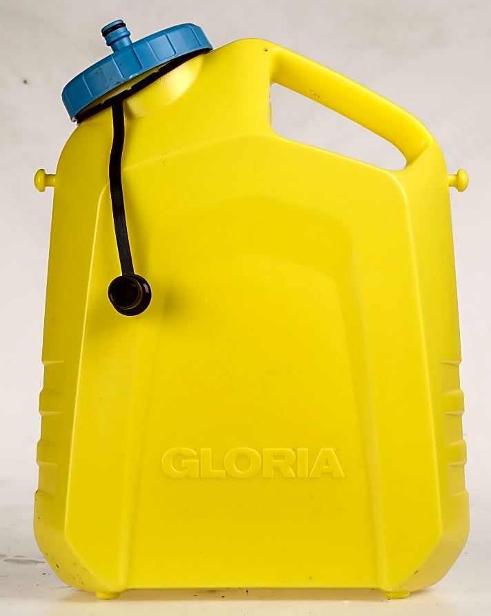Gloria Multijet 18V: Der 10-Liter-Kanister ist optional erhältlich.