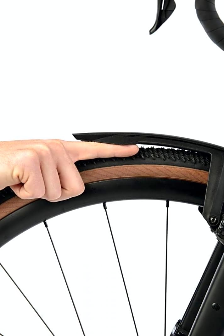 fahrrad schutzblech vorne an vorderradnabe abgebrochen