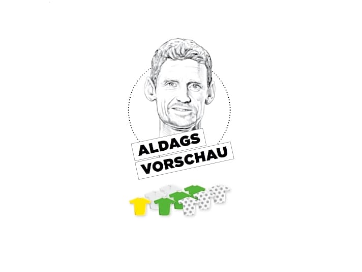 Diese Bedeutung misst Rolf Aldag der 4. Etappe für Gelb, Grün und Bergtrikot zu - je mehr farbige Trikots, desto größer die Bedeutung