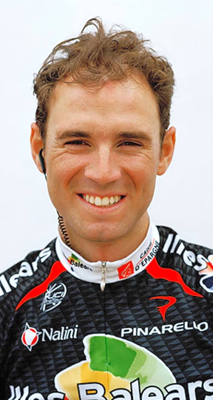 Der junge Alejandro Valverde im Jahr 2006, als er fürs Team Illes Balears-Caisse d’Epargne gefahren ist.