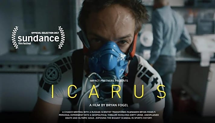   Icarus: Hobbyfilmer und Amateursportler Bryan Fogel wagt in dieser Doku einen Selbstversuch und muss bald russische Dopingärzte beherbergen.