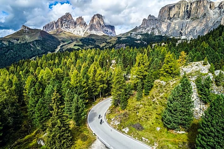 Eine Runde in den Dolomiten ohne Autos und Motorräder - im Juni und September ist das möglich