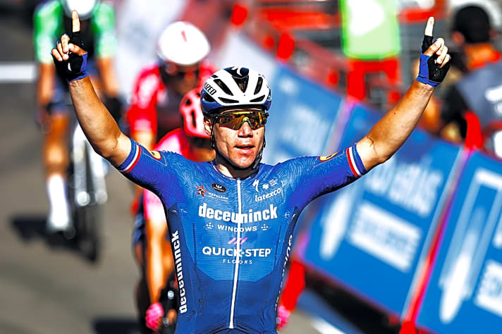 Fabio Jakobsen war bei der Vuelta a Espana 2021 der dominierende Sprinter