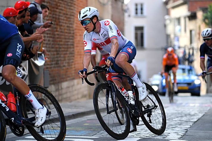Ethan Hayter wurde im Straßrenennen der Rad-WM 2021 in Leuven 35.