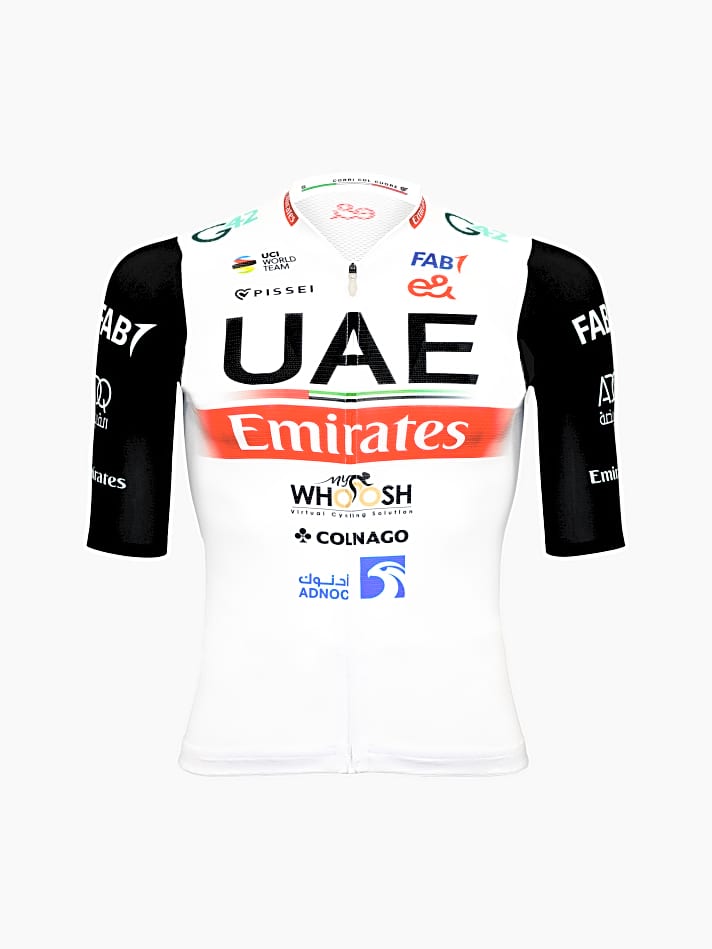 Das Trikot von UAE Team Emirates