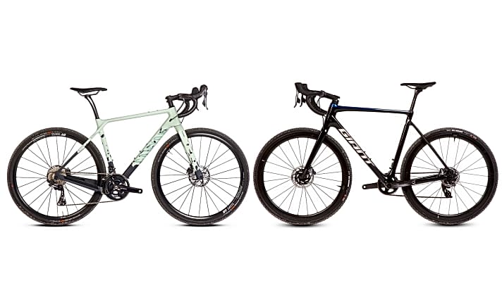 Auch wenn das Gravelbike und das Cyclocross-Rad auf den ersten Blick fast gleich aussehen, gibt es typische Unterschiede zwischen diesen beiden Rennrad-Typen.