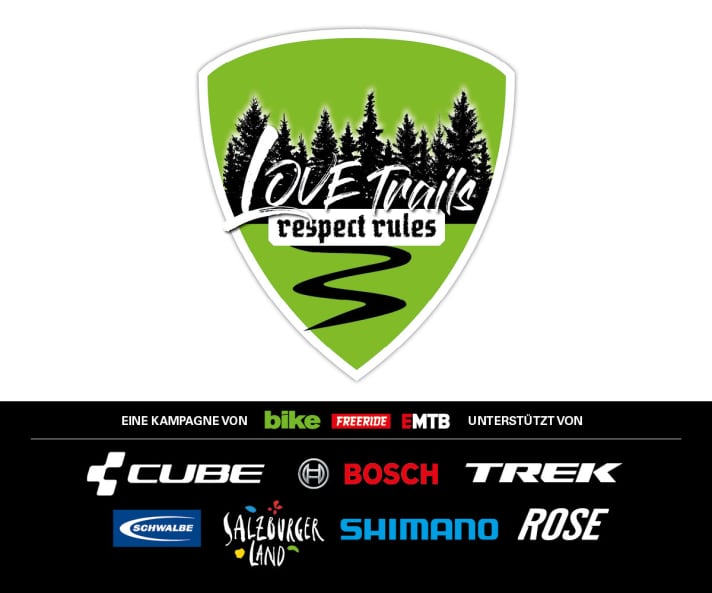 Drei Magazine, eine Kampagne: Zusammen mit den Kollegen von FREERIDE und EMTB sowie Partnern haben wir im vergangenen Jahr LOVE TRAILS – RESPECT RULES gestartet, 2021 geht's weiter.