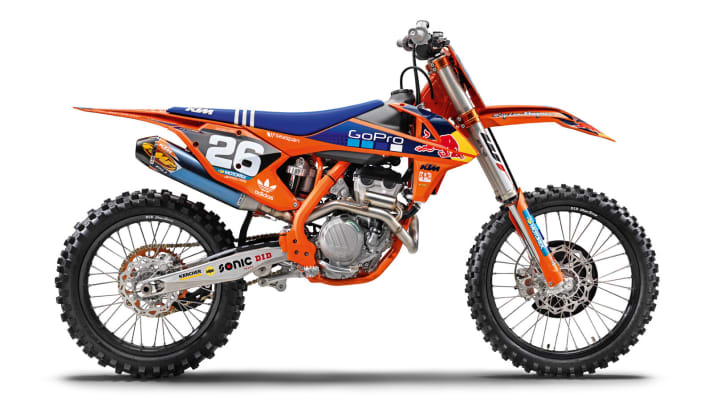   Seit Beginn des MX-Sports haben Motocross- und Enduro-Maschinen unterschiedliche Reifenvolumen. Am Hinterrad ist mehr Volumen, Traktion und Durchschlagschutz gefragt – vorne Fahrpräzision und Stabilität.