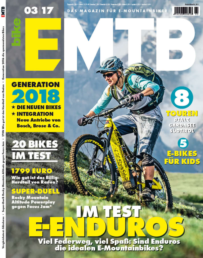   Diesen Artikel bzw. die gesamte Ausgabe EMTB 3/2017 können Sie in der EMTB App (<a href="https://itunes.apple.com/de/app/emtb-das-magazin-fur-e-mountainbiker/id1079396102?mt=8" target="_blank" rel="noopener noreferrer nofollow">iTunes</a>  und <a href="https://play.google.com/store/apps/details?id=de.delius_klasing.emtb" target="_blank" rel="noopener noreferrer nofollow">Google Play</a> ) lesen oder die Ausgabe im <a href="https://www.delius-klasing.de/emtb-3-2017-emb-2017-3" target="_blank" rel="noopener noreferrer">DK-Shop nachbestellen</a> .