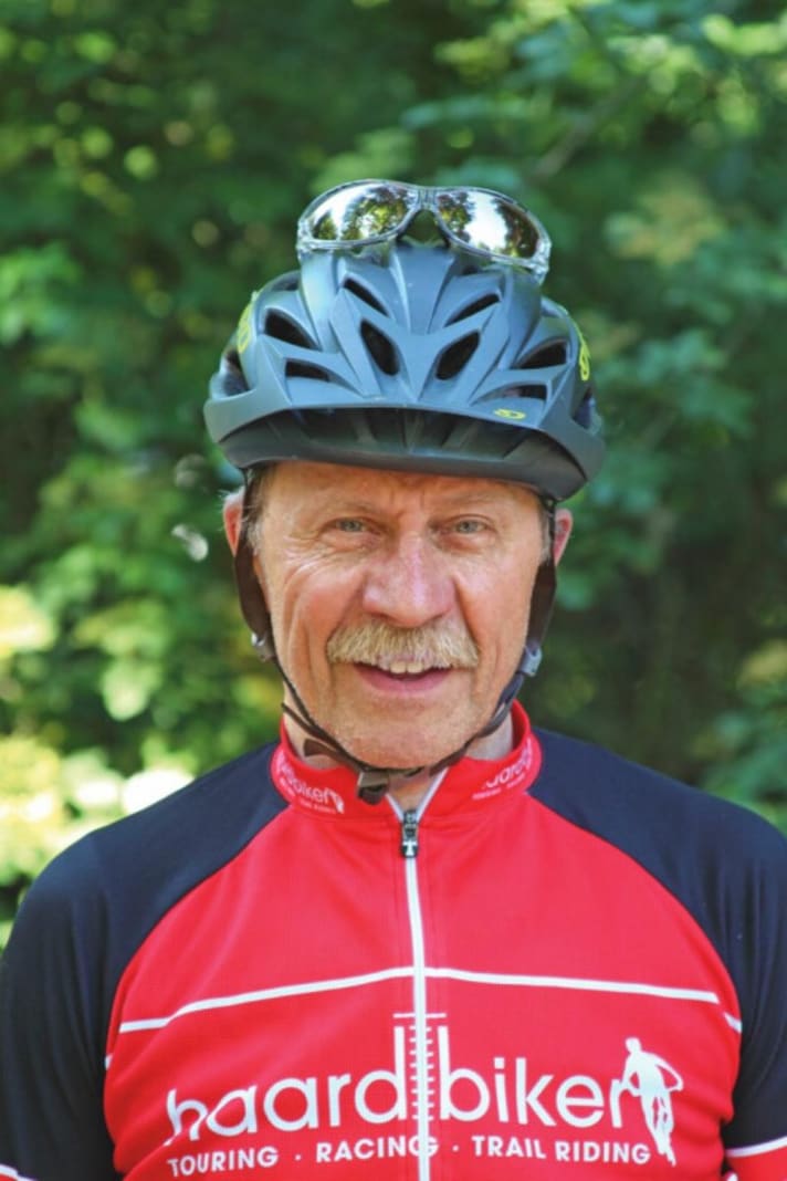   Klaus Stiller-Marl, Haard-Biker der ersten Stunde und Vereinsvorstand