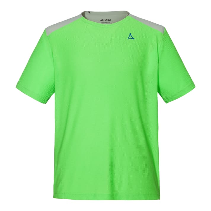 Das Repetition-Shirt besteht aus recyceltem Polyester und nachwachsendem Lyocell-Material. | l.