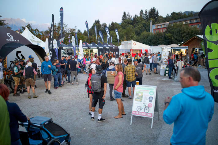   Auf dem Expo-Gelände gibt es Neuheiten nicht nur zu sehen, sondern man kann die neuen Bikes auch testen.