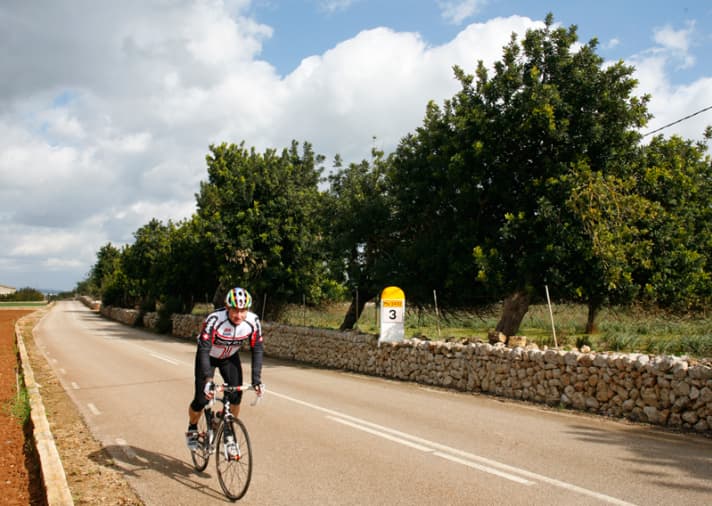   Max, der Radfahrer: Rund 8.000 Kilometer fährt Hürzeler immer noch pro Jahr 