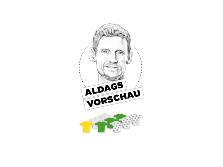 Diese Bedeutung misst Rolf Aldag der 4. Etappe für Gelb, Grün und Bergtrikot zu - je mehr farbige Trikots, desto größer die Bedeutung
