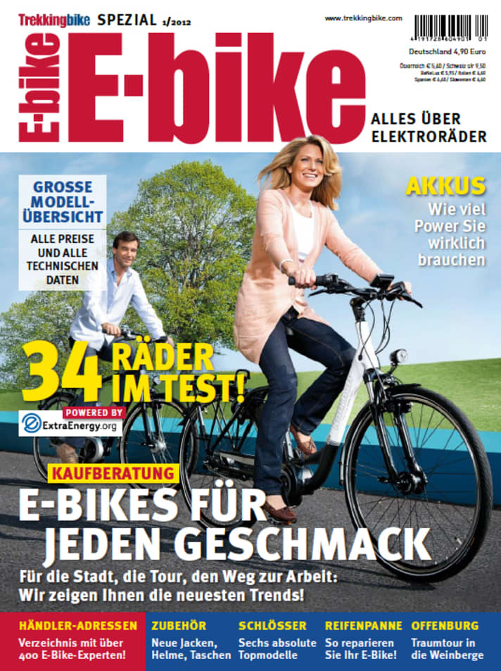   Alles über E-Bikes auf 132 Seiten