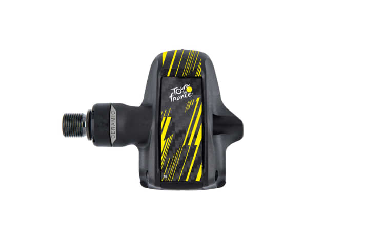   Schwarz und gelb: So präsentiert sich Looks Sonderauflage des Keo Pedals anlässlich der 106. Tour de France.