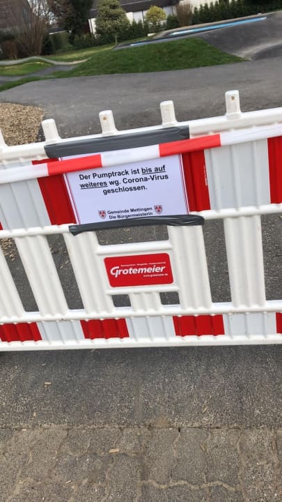   Deutschlandweit sind öffentliche Pumptracks – wie hier in Mettingen – vorerst geschlossen.
