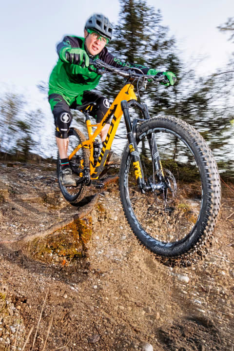   Ludwig Döhl, unterwegs mit Rock Shox Super Deluxe RC3