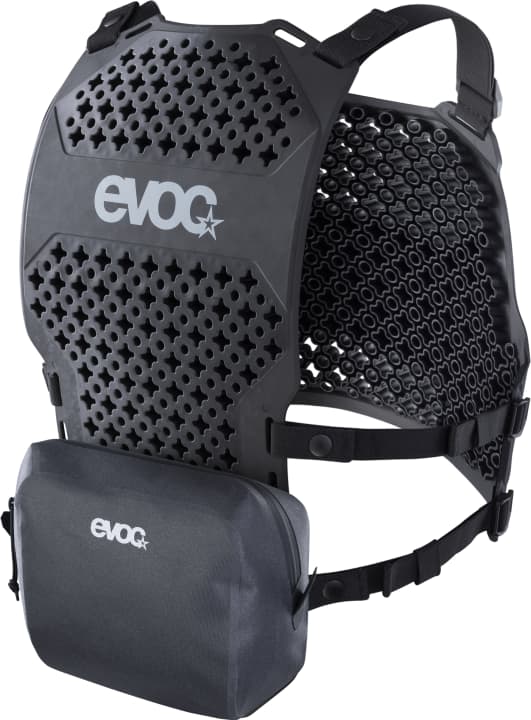 Der Torso Protector von Evoc bekommt ein Anhängsel - das mit den bekannten Fidlock-Verschlüssen angebracht wird.