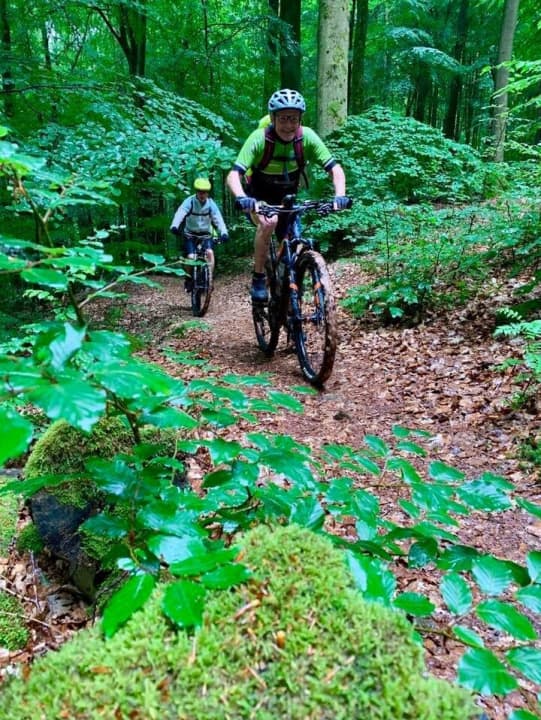 Schmale Pfade durch Laubwald – typisch Spessart.