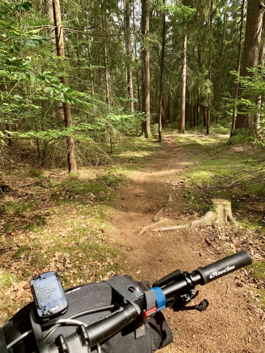 Über den "Ronny-Trail" auf dem Weg nach Waldsassen.