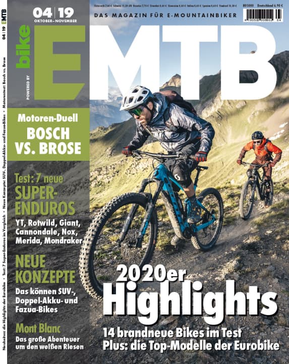 Diesen Artikel bzw. die gesamte Ausgabe EMTB 4/2019 können Sie in der EMTB App (<a href="https://itunes.apple.com/de/app/emtb-das-magazin-fur-e-mountainbiker/id1079396102?mt=8" target="_blank" rel="noopener noreferrer nofollow">iTunes</a>  und <a href="https://play.google.com/store/apps/details?id=de.delius_klasing.emtb" target="_blank" rel="noopener noreferrer nofollow">Google Play</a> ) lesen oder die Ausgabe im <a href="https://www.delius-klasing.de/emtb-04-2019-emb-2019-04" target="_blank" rel="noopener noreferrer">DK-Shop nachbestellen</a> .