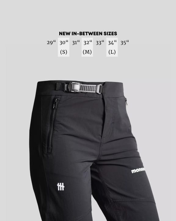 7 Größen und 2 Längen sind verfügbar für die Monserat Trail Pants 3