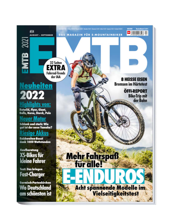   EMTB 4/2021 – jetzt im Handel. Sie erhalten die neue EMTB bequem im <a href="https://www.delius-klasing.de/abo-shop/?zeitschrift=233&utm_source=emb_web&utm_medium=red_heftinfo&utm_campaign=abo_emb" target="_blank" rel="noopener noreferrer">Abo</a> , in unserem <a href="https://www.delius-klasing.de/emtb" target="_blank" rel="noopener noreferrer">Onlineshop</a>  sowie als App-Ausgabe für <a href="https://apps.apple.com/de/app/emtb-magazin/id1079396102" target="_blank" rel="noopener noreferrer nofollow">Apple</a>  und <a href="https://play.google.com/store/apps/details?id=de.delius_klasing.emtb" target="_blank" rel="noopener noreferrer nofollow">Android</a> .