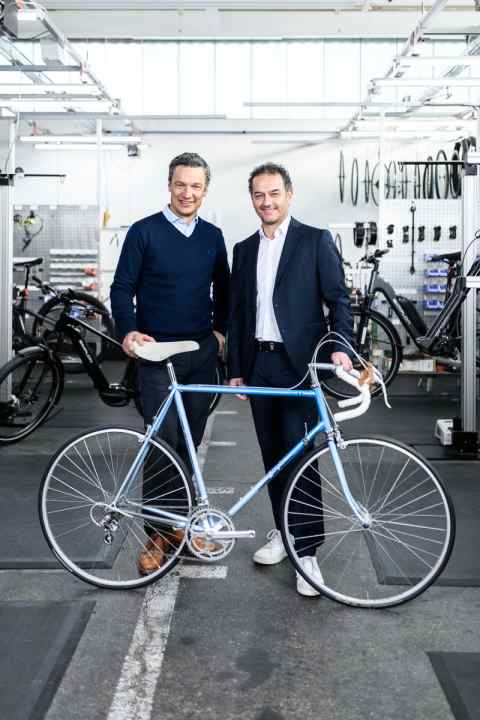 Christoph Mannel (zukünftiger CEO von Simplon, links) & Gerhard Buchmüller (Simplon CFO, rechts)