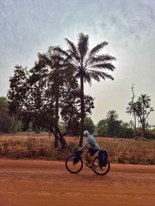 In Guinea-Bissau hat Wiebke zum ersten Mal wilde Schimpansen gesehen.