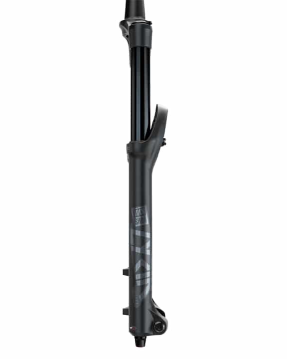   Stolze 1039 Euro ruft Rockshox für die Lyrik Ultimate auf. Die günstigere Lyrik Select (Foto) schlägt mit 819 Euro zu Buche. Die Gabel gibt's in Schwarz, glänzendem Schwarz und Silber.